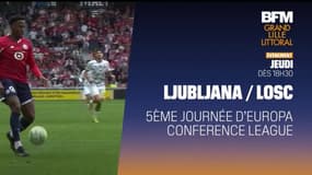 Ligue Europa Conférence: le match Ljubljana-Losc à suivre jeudi dès 18h30 sur BFM Grand Lille et BFM Grand Littoral