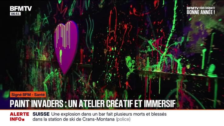 SIGNÉ BFM - Paint Invaders: un nouveau centre d'art immersif au cœur de Paris  