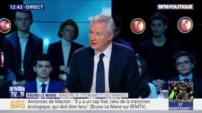 Questions d'éco: "Nous avons rappelé, avec mon homologue, notre attachement à l'alliance entre Renault et Nissan", Bruno Le Maire