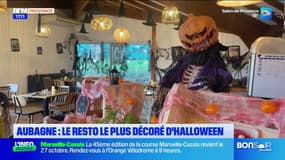 Aubagne: un restaurant métamorphosé pour Halloween
