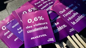 Manifestation pour dénoncer les dysfonctionnements de la justice en matière de lutte contre les violences sexistes et sexuelles, le 19 novembre 2022 à Paris