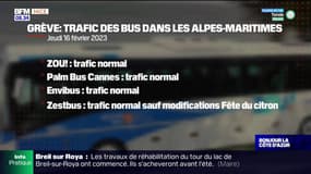 Grève du 16 février: les perturbations à prévoir dans les Alpes-Maritimes