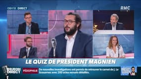 Combien de questions Adrien Quatennens a-t-il posé à Jean-Jacques Bourdin ? ... Relevez le quiz du Président Magnien ! - 12/09