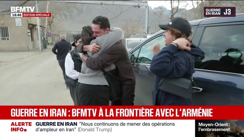 Cet Iranien, exilé en Angleterre depuis trois ans, retrouve sa famille en Arménie qui a fui l'Iran