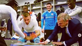 Bruno Genesio fête la qualification lyonnaise