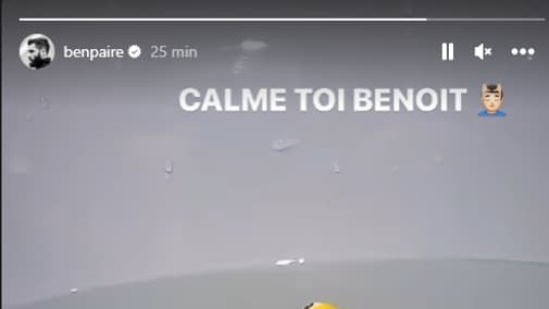 Story Instagram de Benoit Paire après son élimination à Monte Carlo