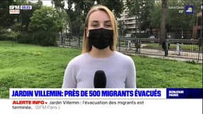 Paris: près de 500 migrants évacués du jardin Villemin