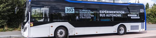Le bus autonome de la RATP