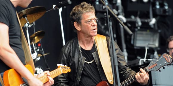 Le regretté Lou Reed au festival des Vieilles charrues en juillet 2011.