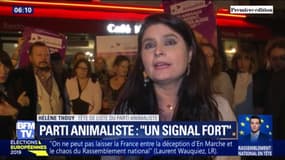 Européennes: récoltant plus de 2% des voix, la tête de liste du parti animaliste estime que c'est "un signal fort"