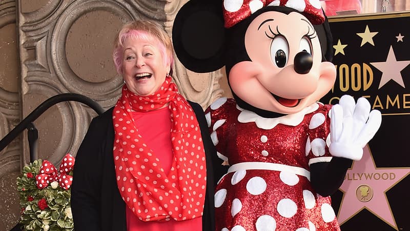 Russi Taylor, voix anglophone de Minnie Mouse depuis 1986, en janvier 2018 à Hollywood. 