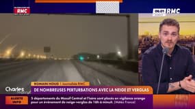 De nombreuses perturbations avec la neige et le verglas