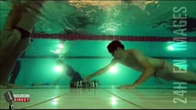 Londres: un championnat d'échecs... en plongée