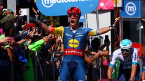 L'Italien Jonathan Milan lors de la 4e étape du Giro, le 7 mai 2024.
