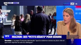 Selon Roland Lescure, Emmanuel Macron va continuer les déplacements sur le terrain avec des "petits débats" pour relancer son quinquennat 