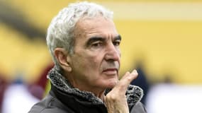 L'entraîneur de Nantes Raymond Domenech avant le match de championnat contre Lille, le 7 février 2021 à Nantes.