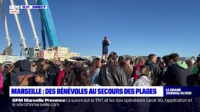 Marseille: des bénévoles au secours des plages jonchées de détritus 