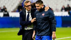 Fabien Galthié et Cyril Baille en novembre 2022