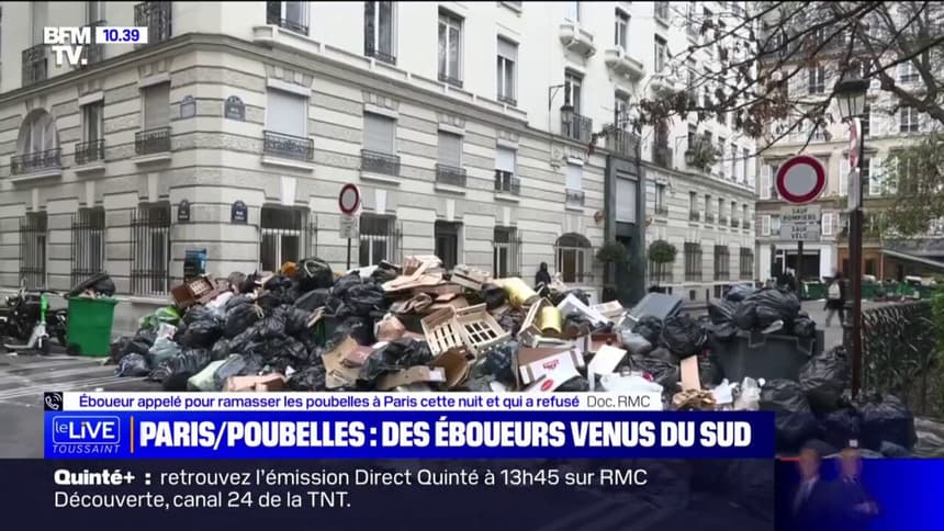 Paris: l'enfer des poubelles 
