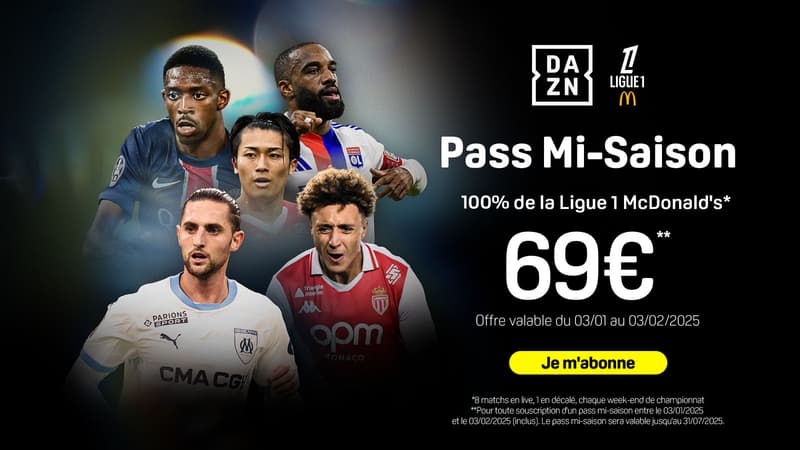 OM - OL : dernières heures pour profiter du pass mi-saison de DAZN et suivre ce match de Ligue 1