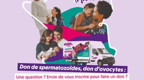 L’Agence de la biomédecine va au-devant des Français pour les sensibiliser au don de gamètes.
