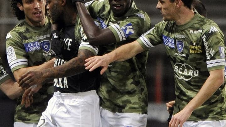 Djibril Cissé, buteur avec Bastia
