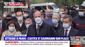 Attaque à Paris: Jean Castex évoque "un lieu symbolique" et rappelle "l'attachement du gouvernement à la liberté de la presse"