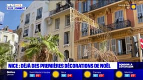 Nice: les premières décorations de Noël déjà installées