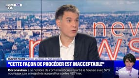 Utilisation du 49.3: selon Olivier Faure, "cette façon de procéder est inacceptable"