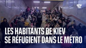 Ukraine: à Kiev, les habitants se réfugient dans le métro alors que de nouvelles frappes russes ont touché la capitale 