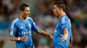 Angel Di Maria et Cristiano Ronaldo,à Elche le 24 septembre 2013