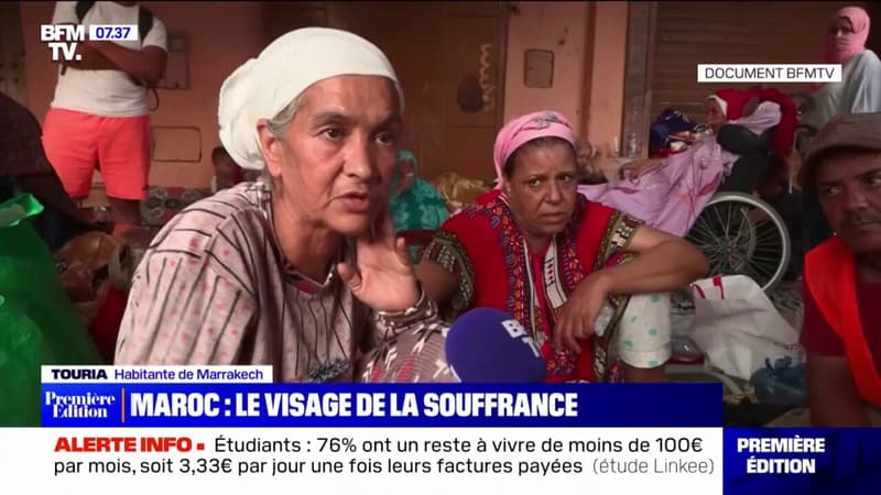 Séisme au Maroc: BFMTV a retrouvé la femme en pleurs qui a fait la une des journaux après le drame