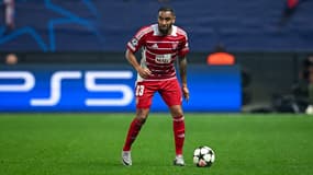 Jordan Amavi (Brest) lors du match de Ligue des champions contre Sturm Graz, le 19 septembre 2024.