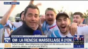 Finale de la Ligue Europa: une ambiance très bon enfant à Lyon à une heure du coup d'envoi