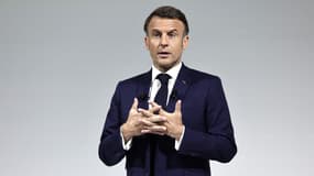 Emmanuel Macron, le 12 juin 2024