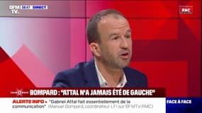 Manuel Bompard: "Je pense que j'ai plus que M. Attal été confronté aux difficultés auxquelles sont confrontés les Français" 
