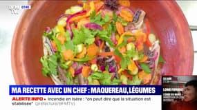 Ma recette avec un chef: du maquereau aux légumes avec Apolline de Malherbe