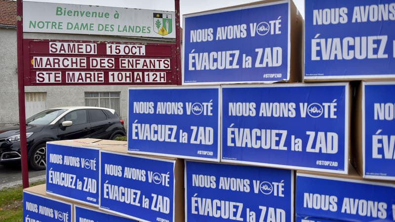 Le gouvernement ne juge pas "possible" l'évacuation de la "ZAD" de Notre-Dame-des-Landes, tant qu'un contentieux en cours avec Bruxelles n'est pas "réglé". (Photo d'illustration)