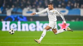Kylian Mbappé avec le Real Madrid en Ligue des champions, le 10 décembre 2024