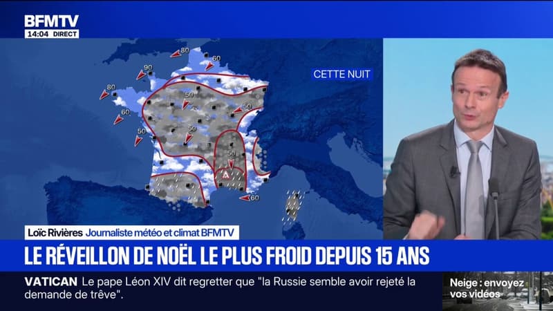 Ce réveillon de Noël est le plus froid depuis 15 ans