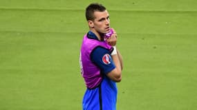 Morgan Schneiderlin avec l'équipe de France lors de l'Euro 2016