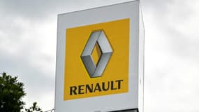 Le logo de Renault à Tokyo, le 17 janvier 2023. (image d'illustration)