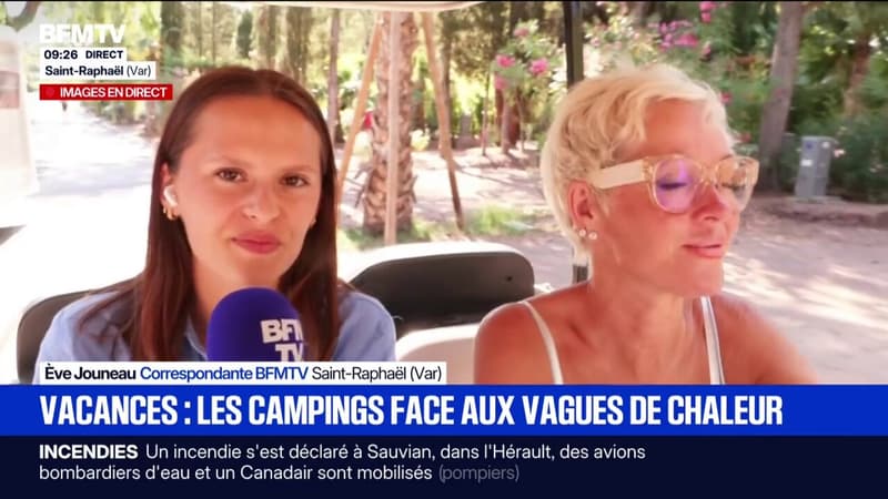Vacances: les campings s'adaptent face aux vagues de chaleur