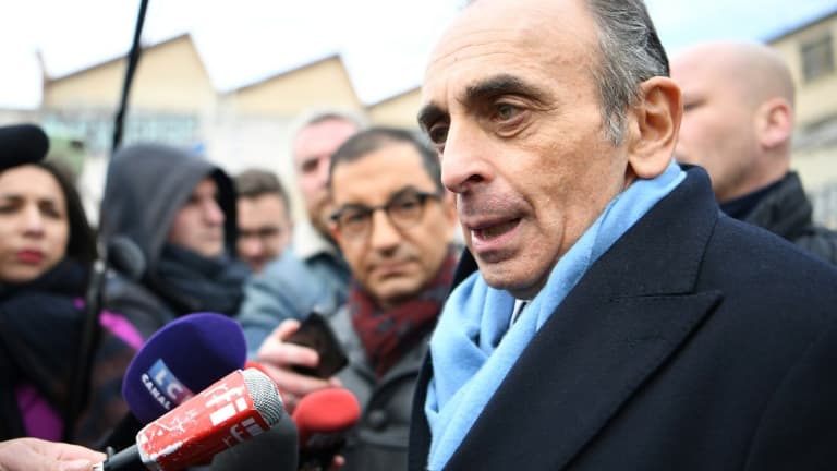 Le candidat Reconquête! à la présidentielle Eric Zemmour, le 2 avril 2022 à Marseille