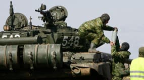 Photo d'illustration. L'armée russe en plein exercice militaire.