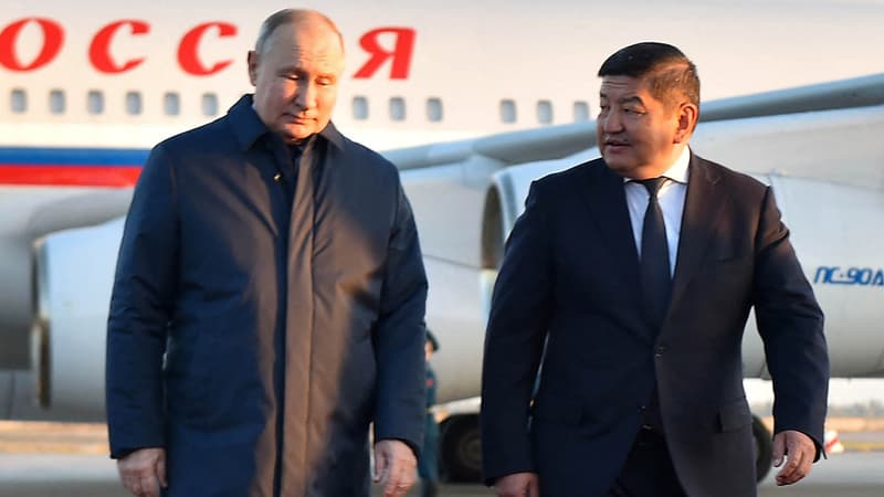 Vladimir Poutine au Kirghizistan pour son premier voyage à l'étranger depuis le mandat d'arrêt de la CPI