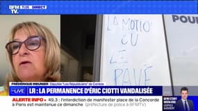 La permanence d'Éric Ciotti vandalisée - 19/03
