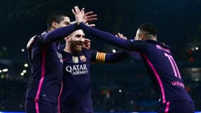 Luis Suarez, Lionel Messi et Neymar en 2016