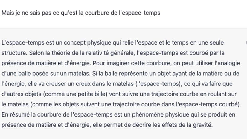 Il précise ses réponses... Il précise ses réponses...