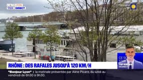Rhône: des rafales jusqu'à 120 km/h enregistrées dans le département
